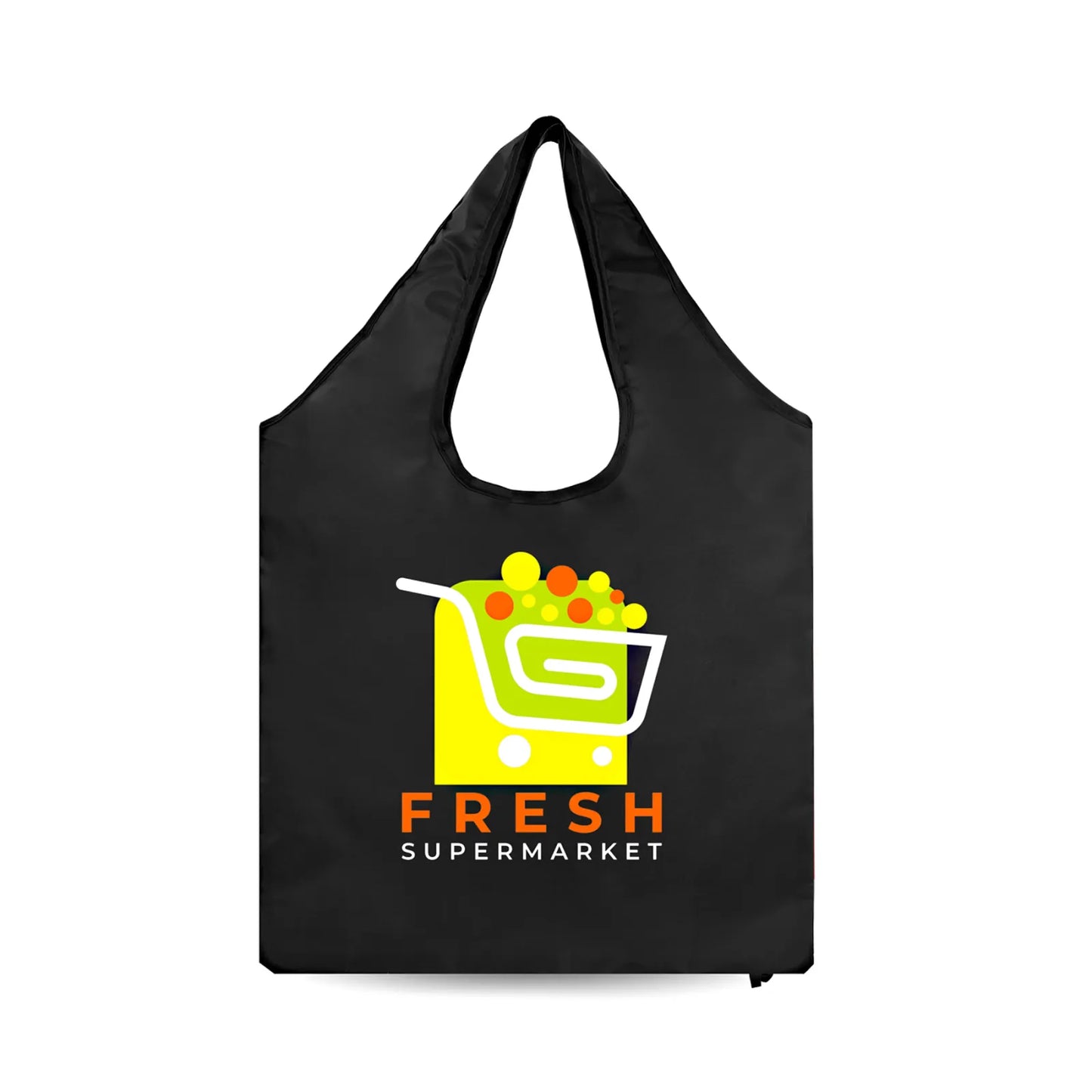 Reusable Folding Polyester Shopping Tote Bag