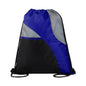 Tri-Color Drawstring Backpack