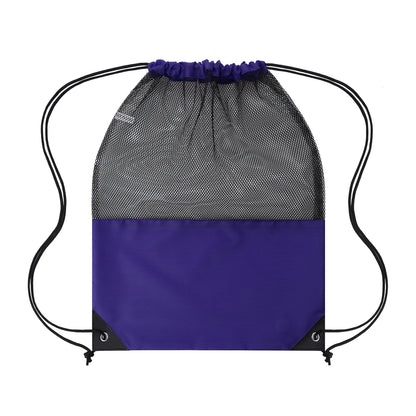 14" X 18" Mesh Top Drawstring Backpack