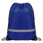 Reflective Safety Drawstring Backpack