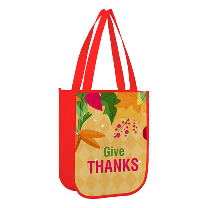 Small Laminated Curved Bottom Non-Woven Gift Bag