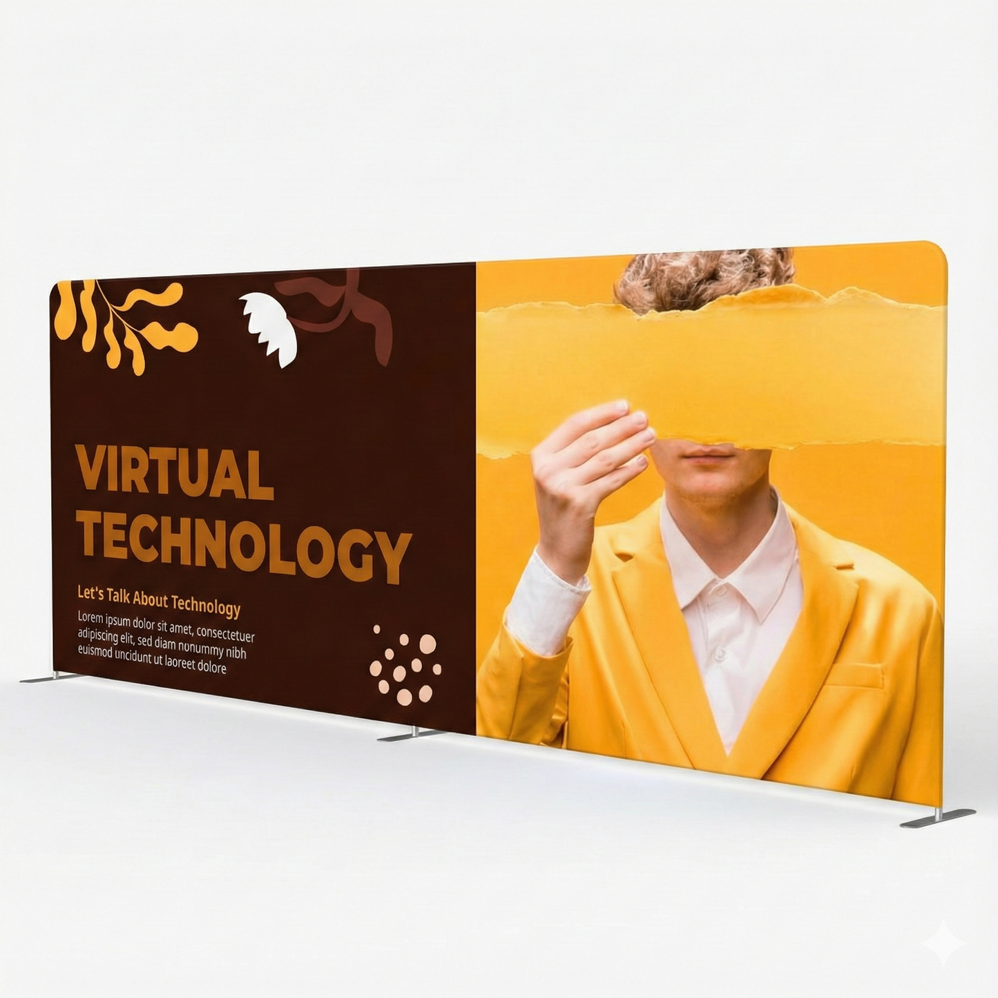 20ft Straight Tension Fabric Displays (Graphic Only)