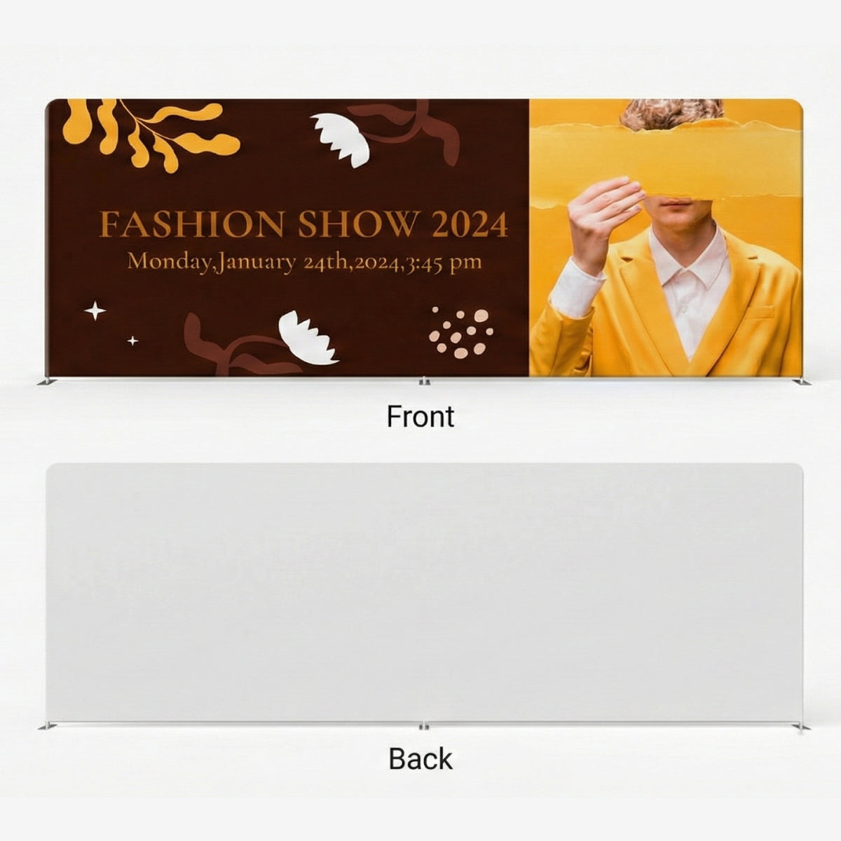 20ft Straight Tension Fabric Displays (Graphic Only)