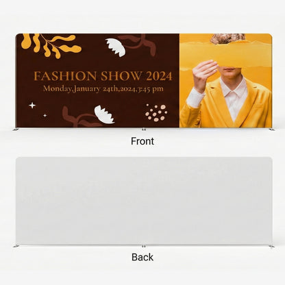 20ft Straight Tension Fabric Displays (Graphic Only)