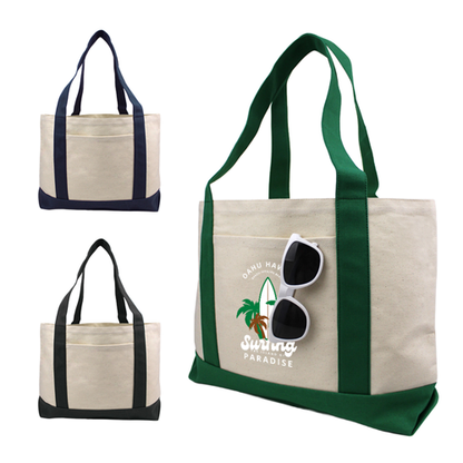 Large Cotton Boat Tote