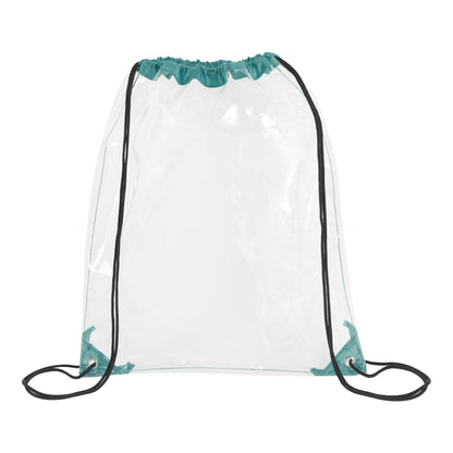 Clear Drawstring Cinch Backpack