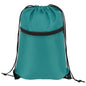 Sports Drawstring Backpack With Zipper Pocket