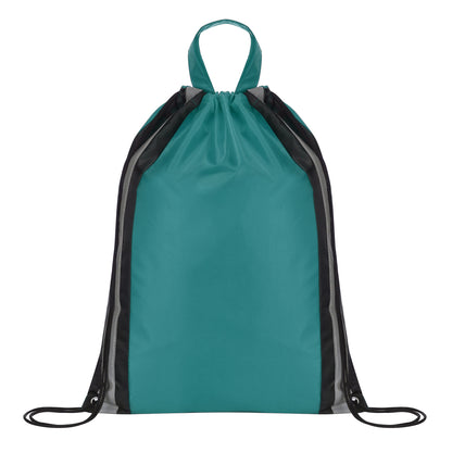 Reflective Safety Drawstring Backpack