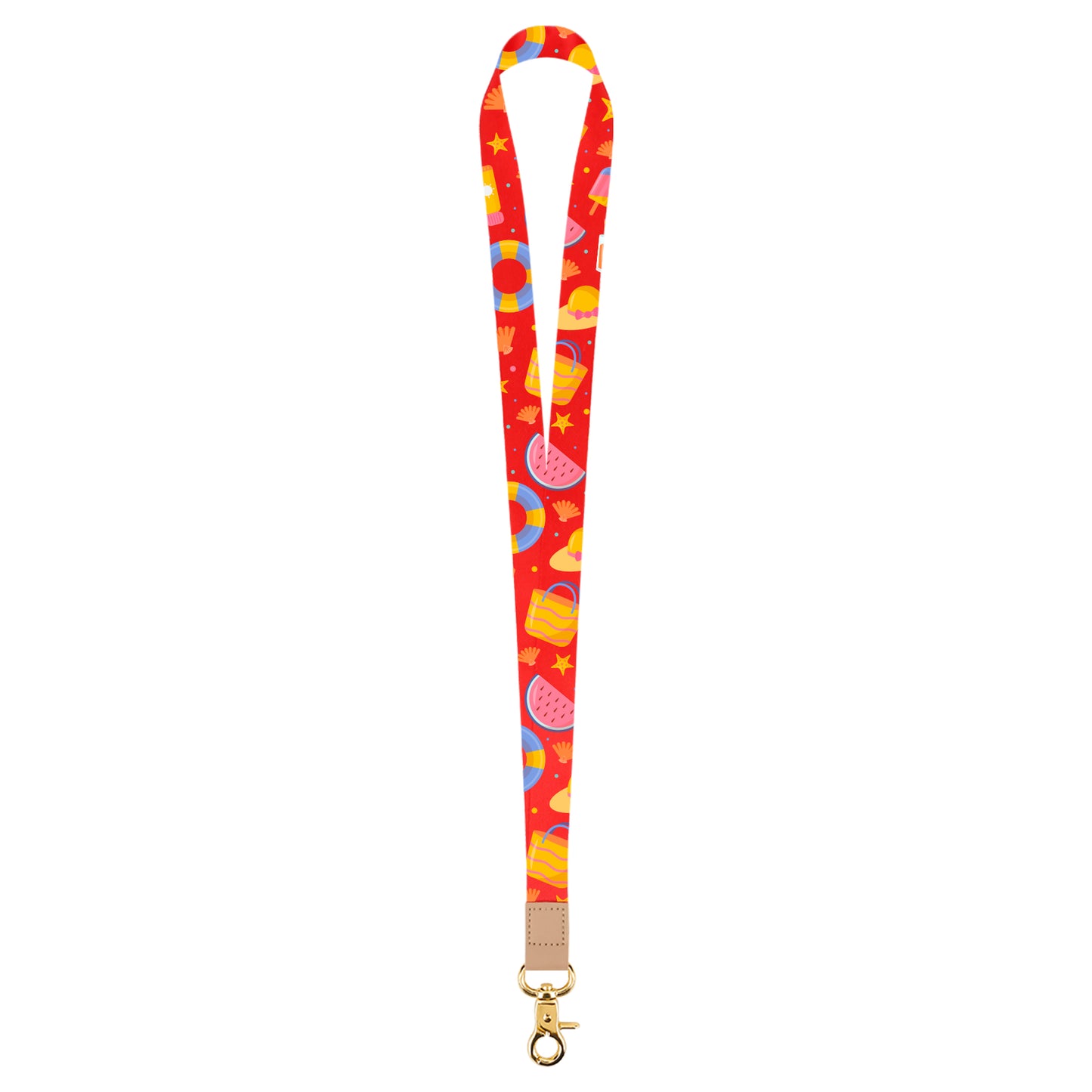3/4’’ Dye-Sublimated Lanyard W/ PU Crimp & Optional Clamp