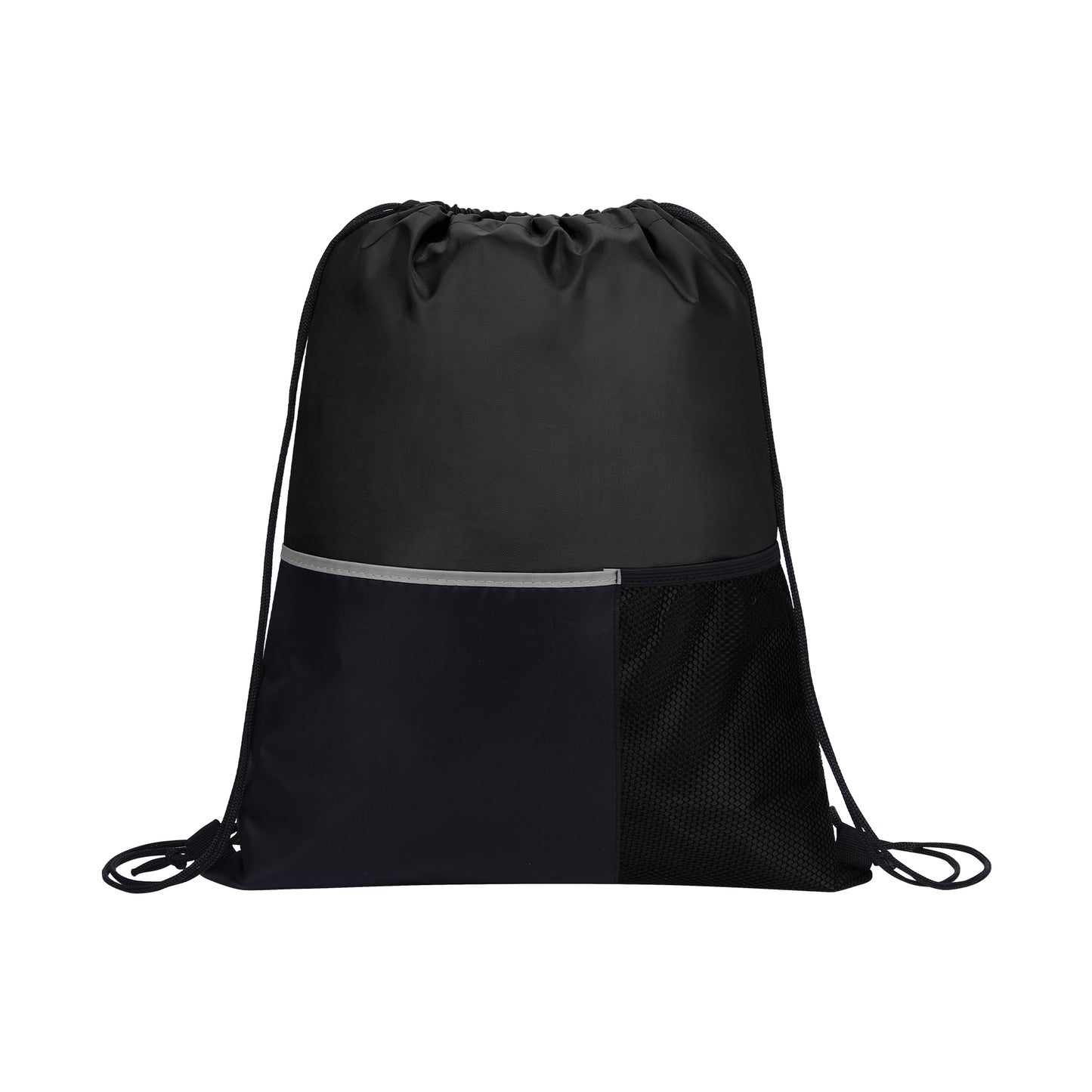 Dual Pocket Drawstring Backpack