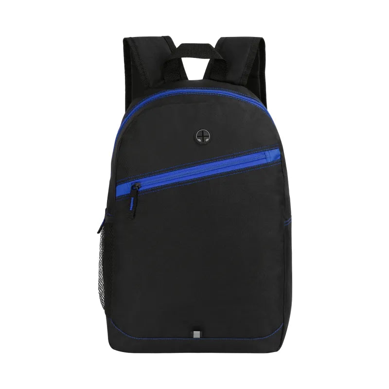 Color Zippered Stripe Daily Backpack
