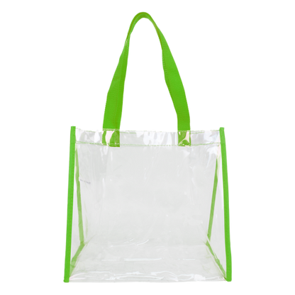Clear Stadium Security Open Tote - FULL COLOR
