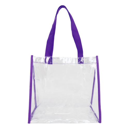 Clear Stadium Security Open Tote - FULL COLOR
