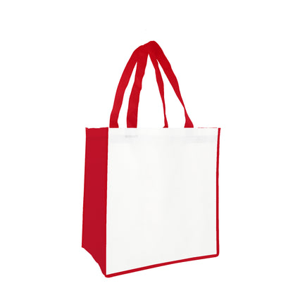 Laminated Non Woven Tote Bag(13" X 13" X 5" )