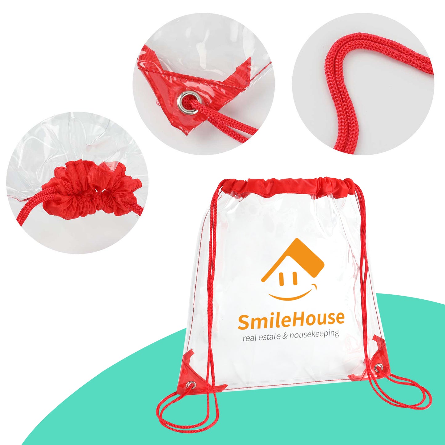 Clear Drawstring Backpack