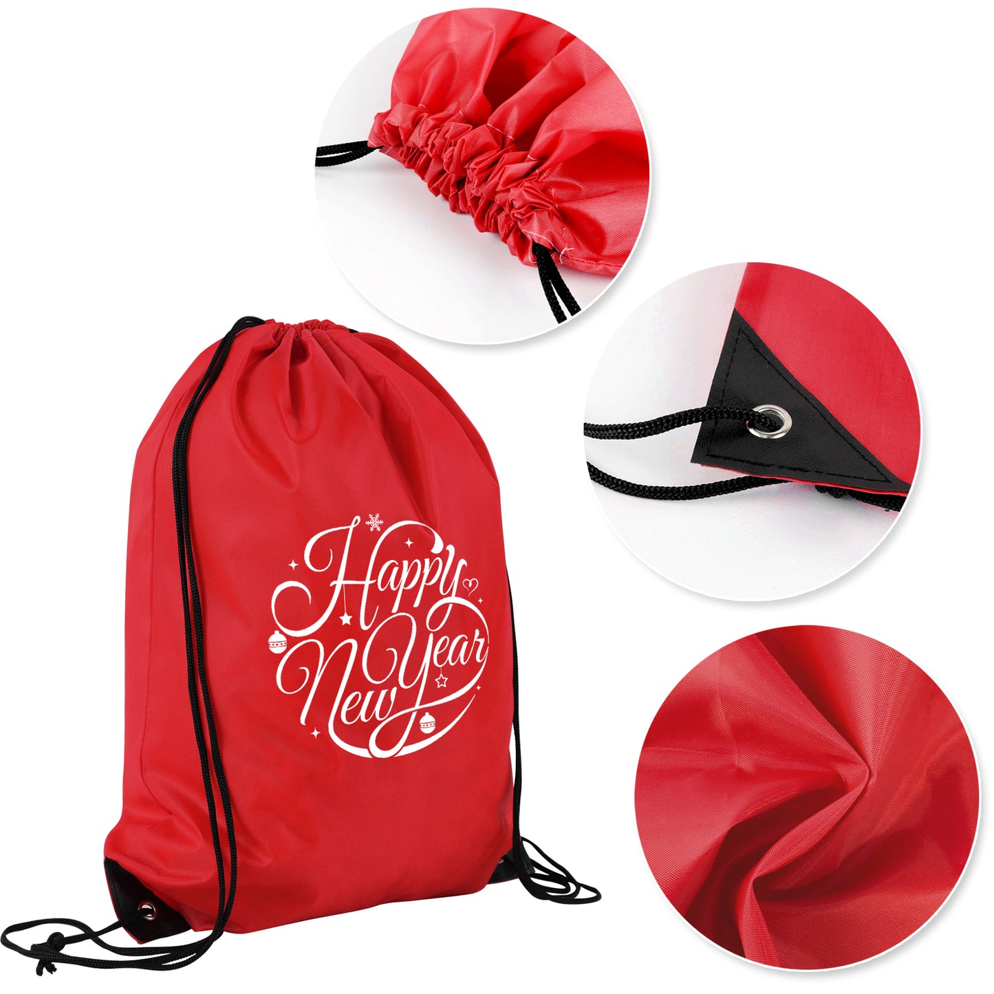 14" X 18" Polyester Drawstring Backpack