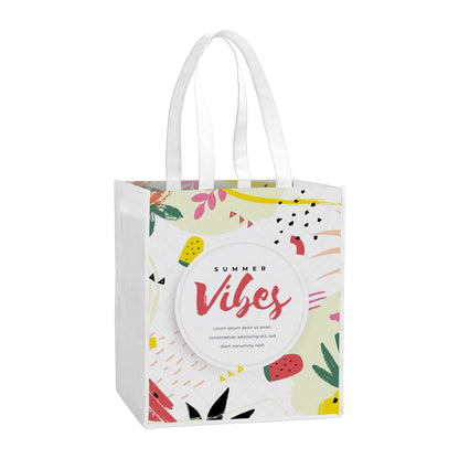 Laminated Non-Woven Tote Bag(13" X 15" X 10")