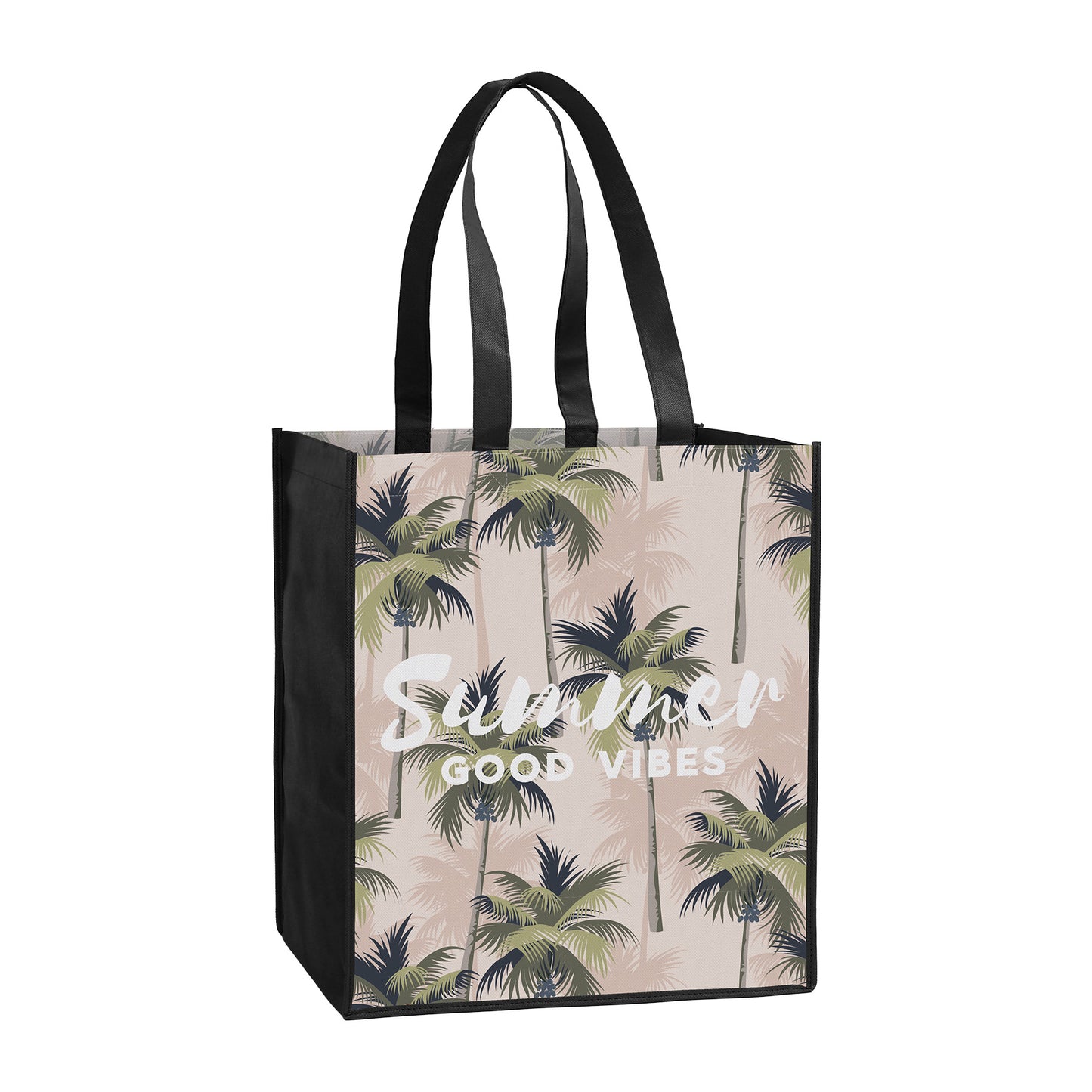 Laminated Non-Woven Tote Bag(13" X 15" X 10")
