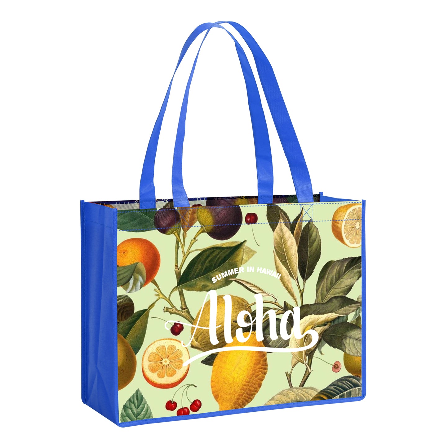 Laminated Non Woven Tote Bag(12" X 16" X 6")