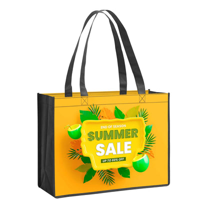 Laminated Non Woven Tote Bag(12" X 16" X 6")