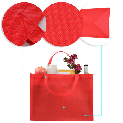 Non-Woven Shopping Tote Bag(16''X12''X6'')