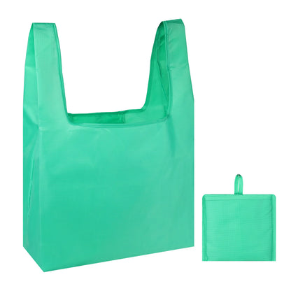 Foldable Shopping Grocery Tote Bag W/Inner Pouch