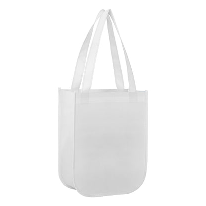 Small Laminated Curved Bottom Non-Woven Gift Bag